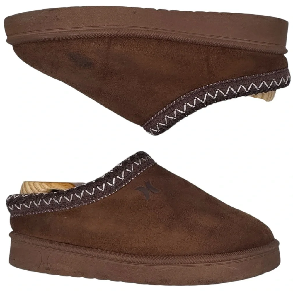 Hurley Brown Kids Slippers